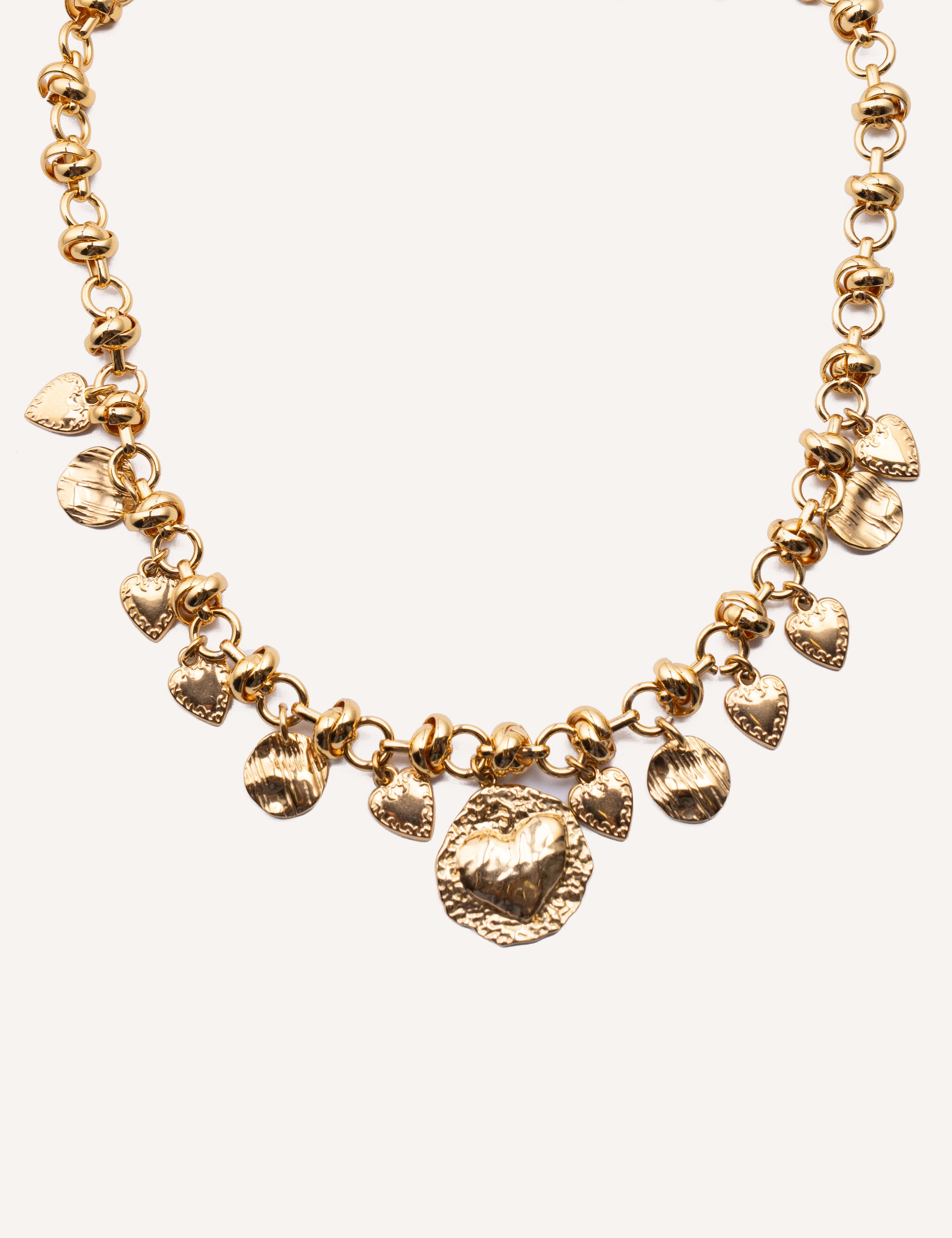 Collana con ciondoli a cuore - Afrodite