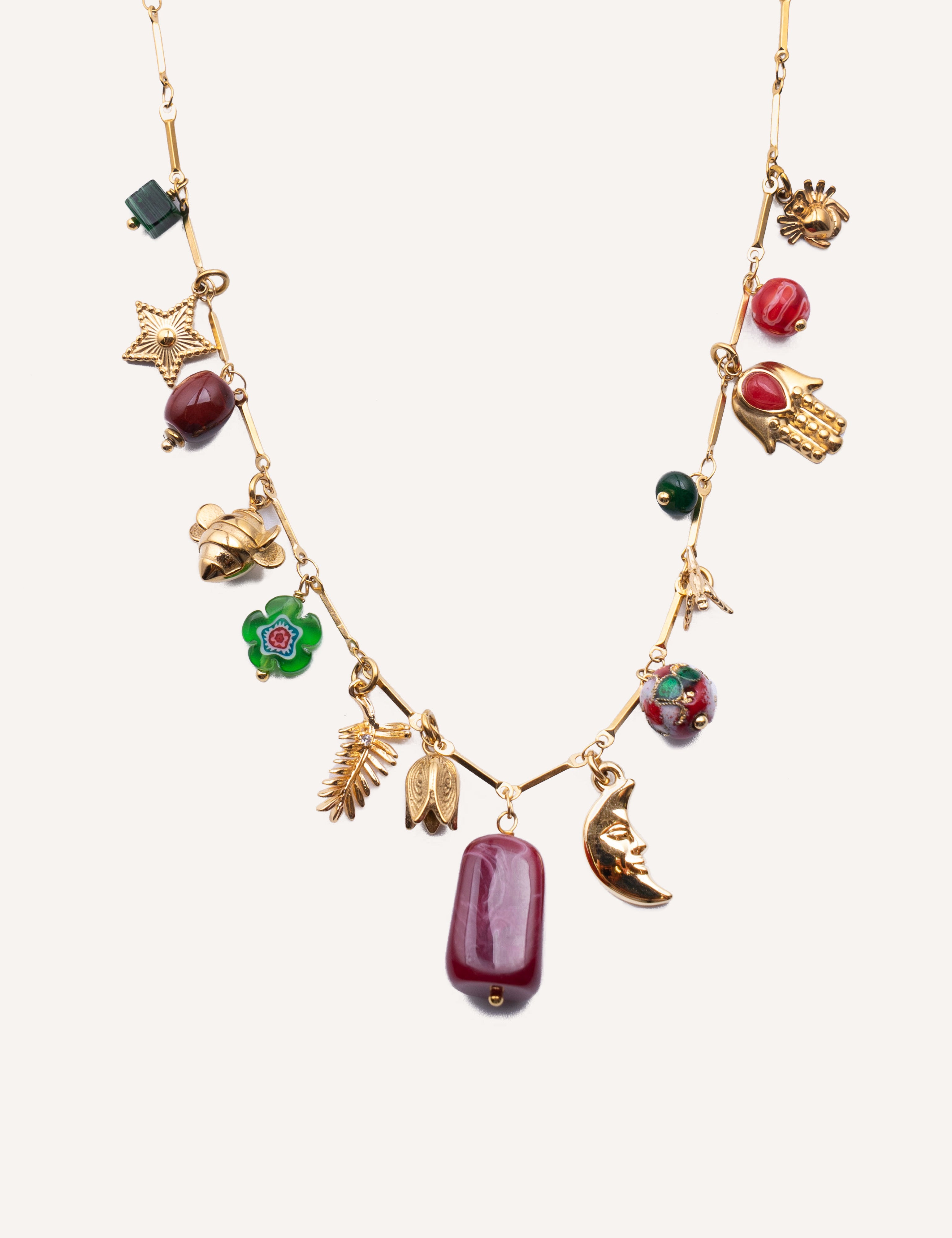 Collana con charms colorati - Galaxia