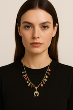 Collana con charms portafortuna – Fortuna