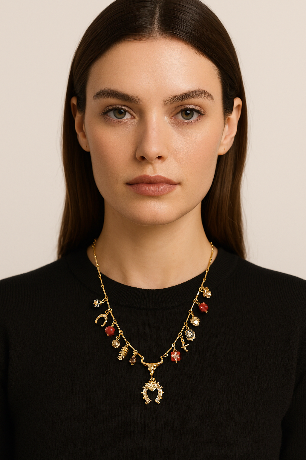 Collana con charms portafortuna – Fortuna