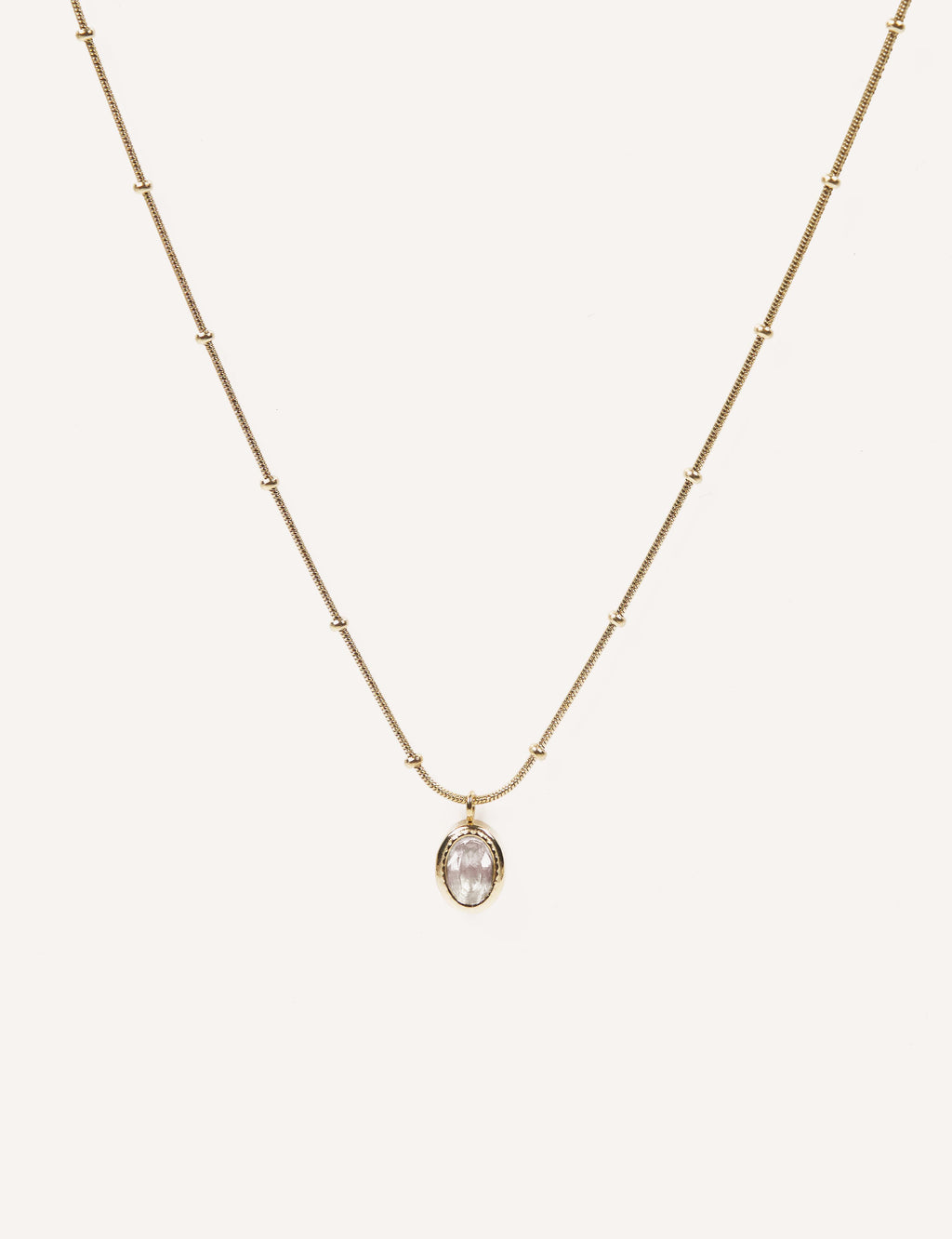 Collana con pendente ovale - Maia