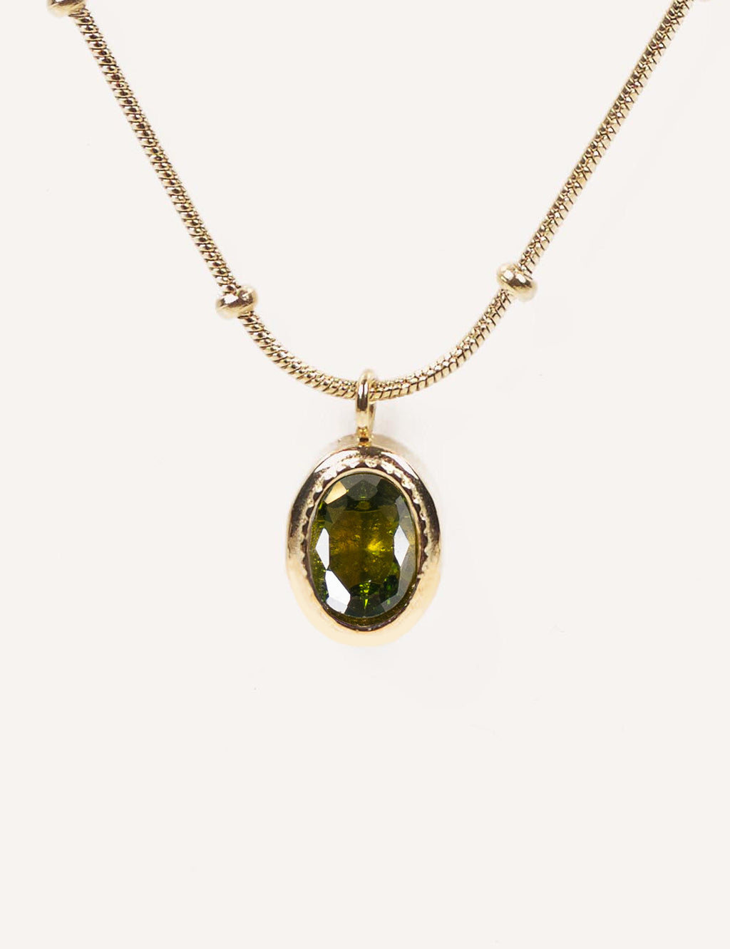 Collana con pendente ovale - Maia