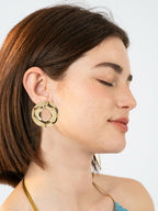 Orecchini tondi martellati – Eos