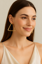 Orecchini geometrici triangolari – Triangolo